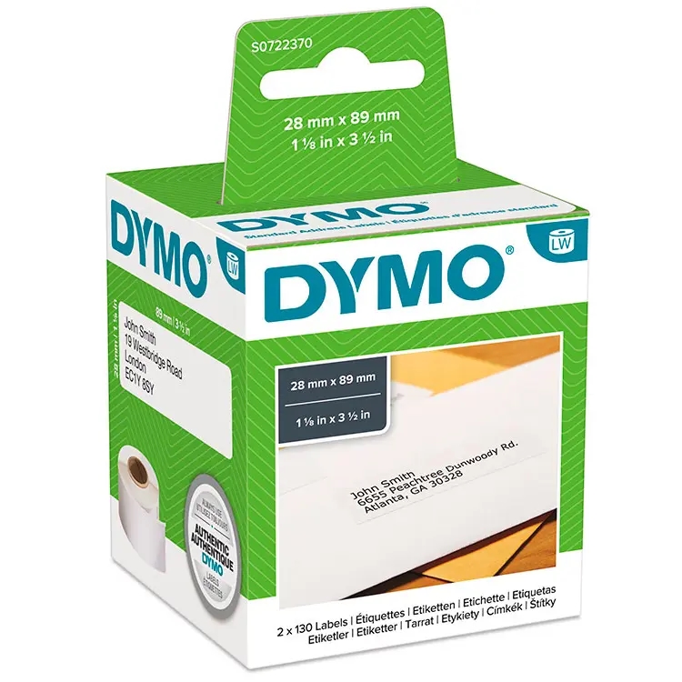 at føre klasse flydende Dymo 99010 LabelWriter Adresse Etiket S0722370